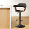 Artiss Bar Stools Gas Lift Leather Armrest Black