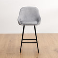 Artiss 2x Upholstered Bar Stools Counter Kitchen Dining Chairs