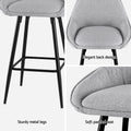 Artiss 2x Upholstered Bar Stools Counter Kitchen Dining Chairs
