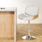 Artiss Bar Stools Swivel Leather Chairs Wooden Legs