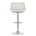 Artiss Bar Stools Swivel Leather Chairs Wooden Legs