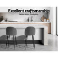 Artiss Bar Stool Sherpa Metal Kitchen Counter Chair x2