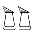 Artiss 2x Bar Stools Padded Metal Seat Kitchen Counter