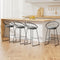 Artiss Bar Stools 4 Pack Metal Padded Seat Kitchen