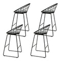Artiss Bar Stools 4 Pack Metal Padded Seat Kitchen