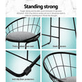 Artiss Bar Stools 4 Pack Metal Padded Seat Kitchen