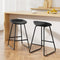 Artiss 2x Bar Stools PU Leather Metal Kitchen Counter Dining Chairs