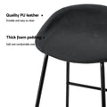 Artiss 2x Bar Stools PU Leather Metal Kitchen Counter Dining Chairs