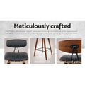 Artiss 4x Bar Stools Leather Padded Backrest