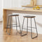 Artiss Bar Stools x2 Metal Kitchen Counter Chairs