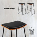 Artiss Bar Stools x2 Metal Kitchen Counter Chairs