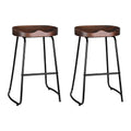 Artiss 2x Bar Stools Tractor Seat 65cm High