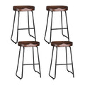 Artiss 4x Tractor Seat Bar Stools 65cm Height
