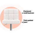 Artiss 2x Bar Stools Leather Gas Lift White