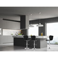 Artiss Bar Stools 4x Gas Lift Leather Seat Black