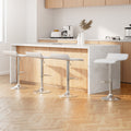 Artiss 4x Bar Stools White Adjustable Gas Lift Swivel Chairs