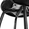 Artiss 2x Swivel Bar Stools Padded Leather Metal