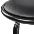 Artiss 2x Swivel Bar Stools Padded Leather Metal