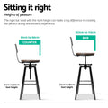 Artiss Bar Stools Kitchen Counter Chairs Metal Vintage