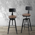 Artiss Bar Stools Kitchen Counter Chairs Metal Vintage