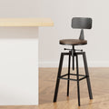 Artiss Bar Stools Kitchen Counter Chairs Metal Vintage