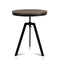 Artiss Bar Table 67-86cm Height Adjustable Round Brown