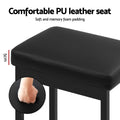 Artiss Metal Bar Stools PU Seat Dining Counter Chairs 2x