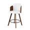 Artiss Wooden Bar Stools Swivel Kitchen Counter Stool Chair 58cm Seat Height