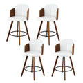Artiss Wooden Swivel Bar Stool 58cm Kitchen Counter Height Chair