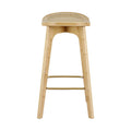Artiss 2x Bar Stools Bamboo Rattan Counter Height Kitchen Chairs