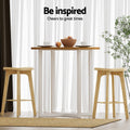 Artiss 2x Bar Stools Bamboo Rattan Counter Height Kitchen Chairs