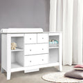 Keezi Baby Changing Table with Drawers Diaper Storage Cabinet