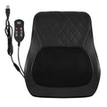 Livemor Back Massager with Heat and Traction, Neck and Shoulder Massage Pillow, Ergonomic Backrest for Office Chair & Sofa, Lumbar Support Cushion with 2-Level Thermal Relief, 6 Modes for Cervical & Full Body Pain Relief, Large