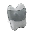 Livemor Back Massager with Heat, USB Neck and Shoulder Massage Pillow, 3-Speed Ergonomic Lumbar Support Cushion for Office Chair, Portable Muscle Relief for Back, Thigh & Calf, Grey