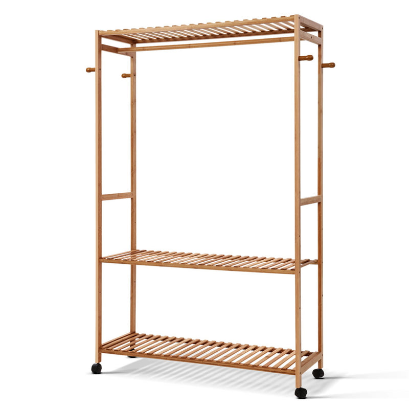 Artiss Clothes Rack 165cm Wardrobe Airer Coat Stand Hanger