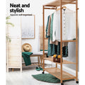 Artiss Clothes Rack 165cm Wardrobe Airer Coat Stand Hanger