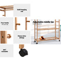 Artiss Clothes Rack 165cm Wardrobe Airer Coat Stand Hanger