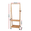Artiss Clothes Rack Airer 165x59cm Wheels Coat Stand