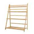 Artiss 4 Tier Bamboo Plant Stand Flower Pot Shelf Pine