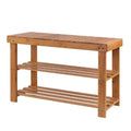 Artiss Shoe Rack Bench 10 Pairs Bamboo Storage Organiser