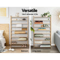 Artiss Shoe Rack Cabinet Bamboo 10-Tier 50 Pairs Storage