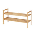Artiss Bamboo Shoe Rack Cabinet Storage Organiser Pine