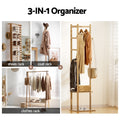 Artiss Bamboo Clothes Rack Airer Coat Stand Hanger