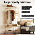 Artiss Clothes Rack 169cm Wardrobe Coat Stand Metal