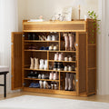 Artiss Shoe Rack Cabinet 30 Pairs Bamboo Storage Cupboard