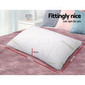 Giselle Memory Foam Pillow Bamboo Twin Pack 2pc