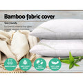Giselle Memory Foam Pillow Bamboo Twin Pack 2pc