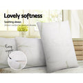 Giselle Memory Foam Pillow Bamboo Twin Pack 2pc