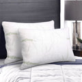 Giselle Memory Foam Pillow Bamboo Twin Pack 2pc