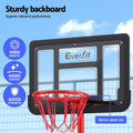 Everfit Adjustable 1.6M Kids Basketball Hoop Stand System Portable Wheeled Base